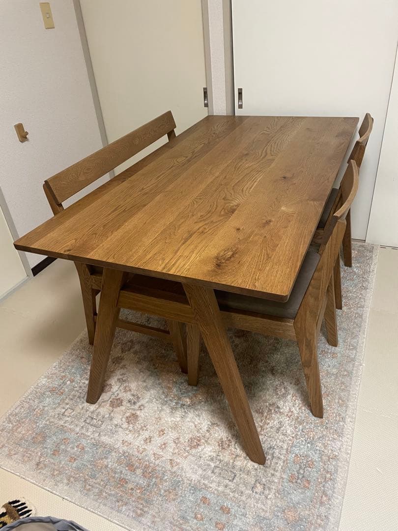 「Teddy様 」専用unico ADDAY アディダイニングテーブル4点セット