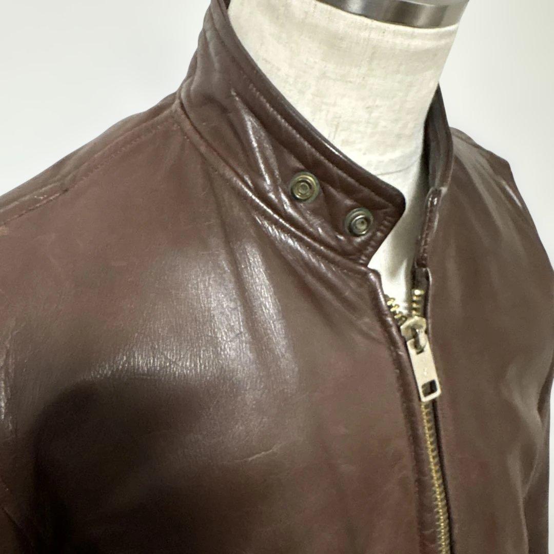【60'S】FIDELITY USA シングルライダース　革ジャン　皮ジャン