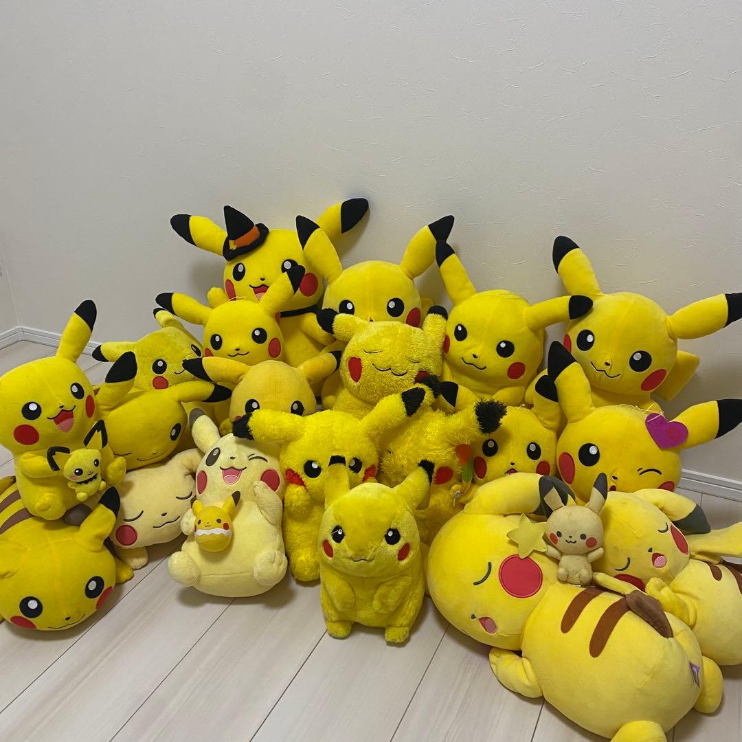 ポケモン ぬいぐるみ 大量 まとめ売り 希少品 21点 セット ピカチュウ