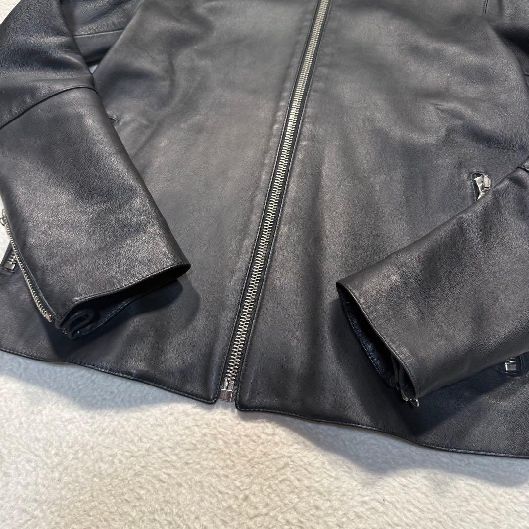 DENIM×tomrrowland別注 シングルライダースジャケット M 羊革