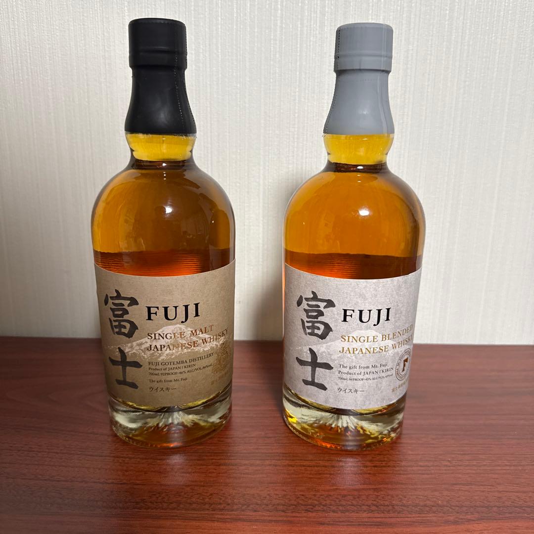 FUJI シングルモルト & シングルブレンデッドウイスキー　2本セット　新品