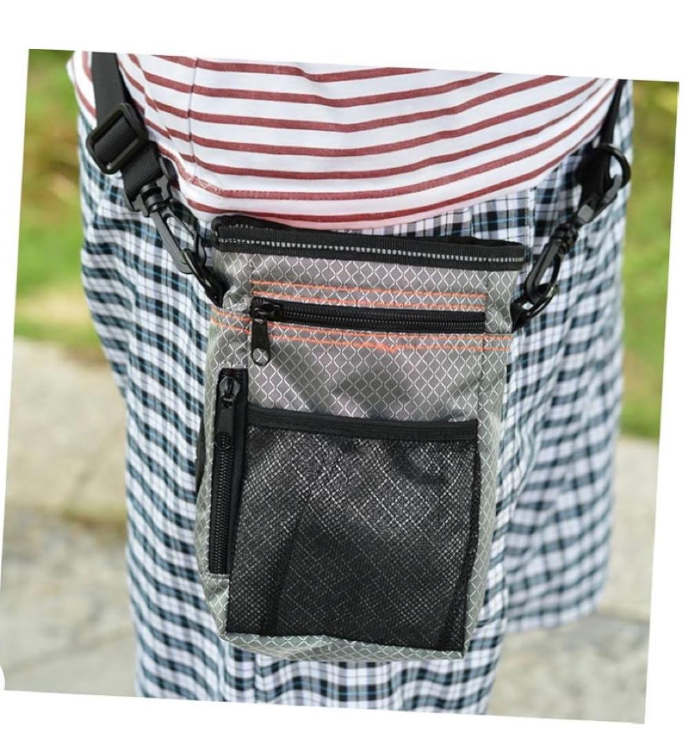 ウェストポーチ ウェストバッグ 肩掛け　ショルダー　ドッグトリートポーチ ペット