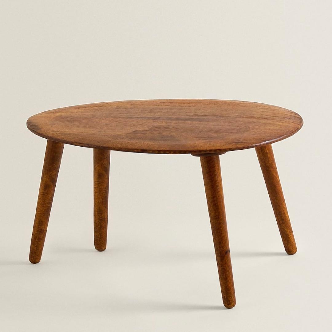 ZARA  ザラホーム ベベル ウッドテーブル 70 x 46 x 60