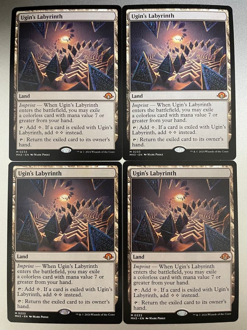 MtG ウギンの迷宮 /Ugin's Labyrinth 英語4枚