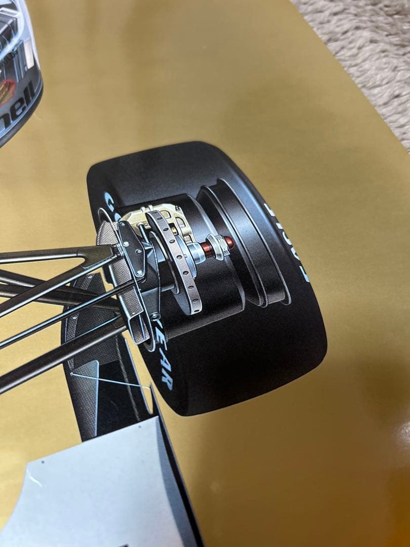 タミヤＦ１ マクラーレン ＭP４/ 大判 ポスター アイルトン セナ 日本GP