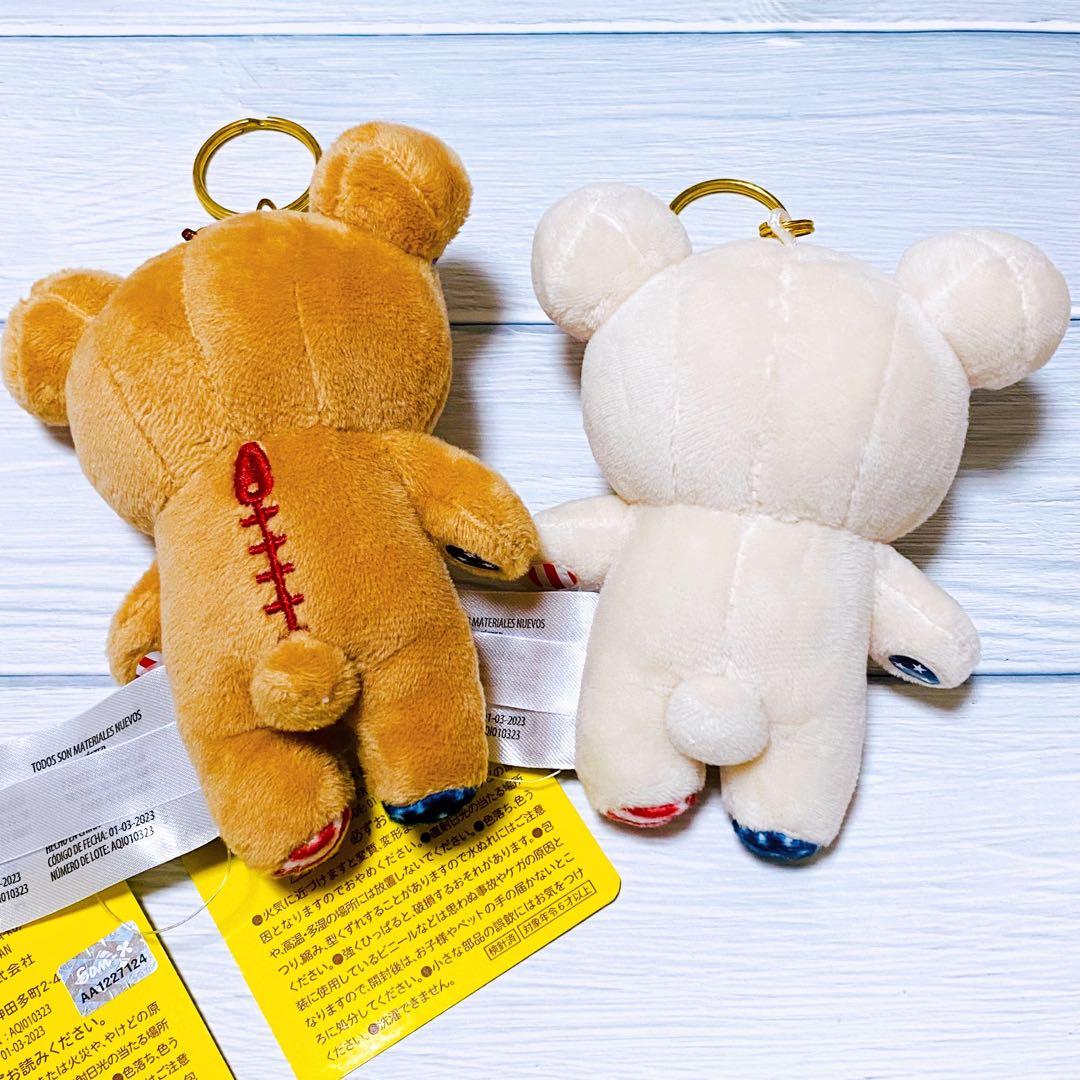 リラックマ　20周年アニバーサリー　USA ぶらさげぬいぐるみ