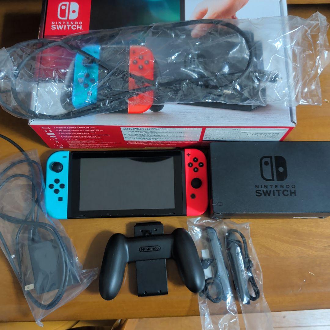 NintendoSwitch本体ネオンブルーレッド+32GBカード【動作確認済】