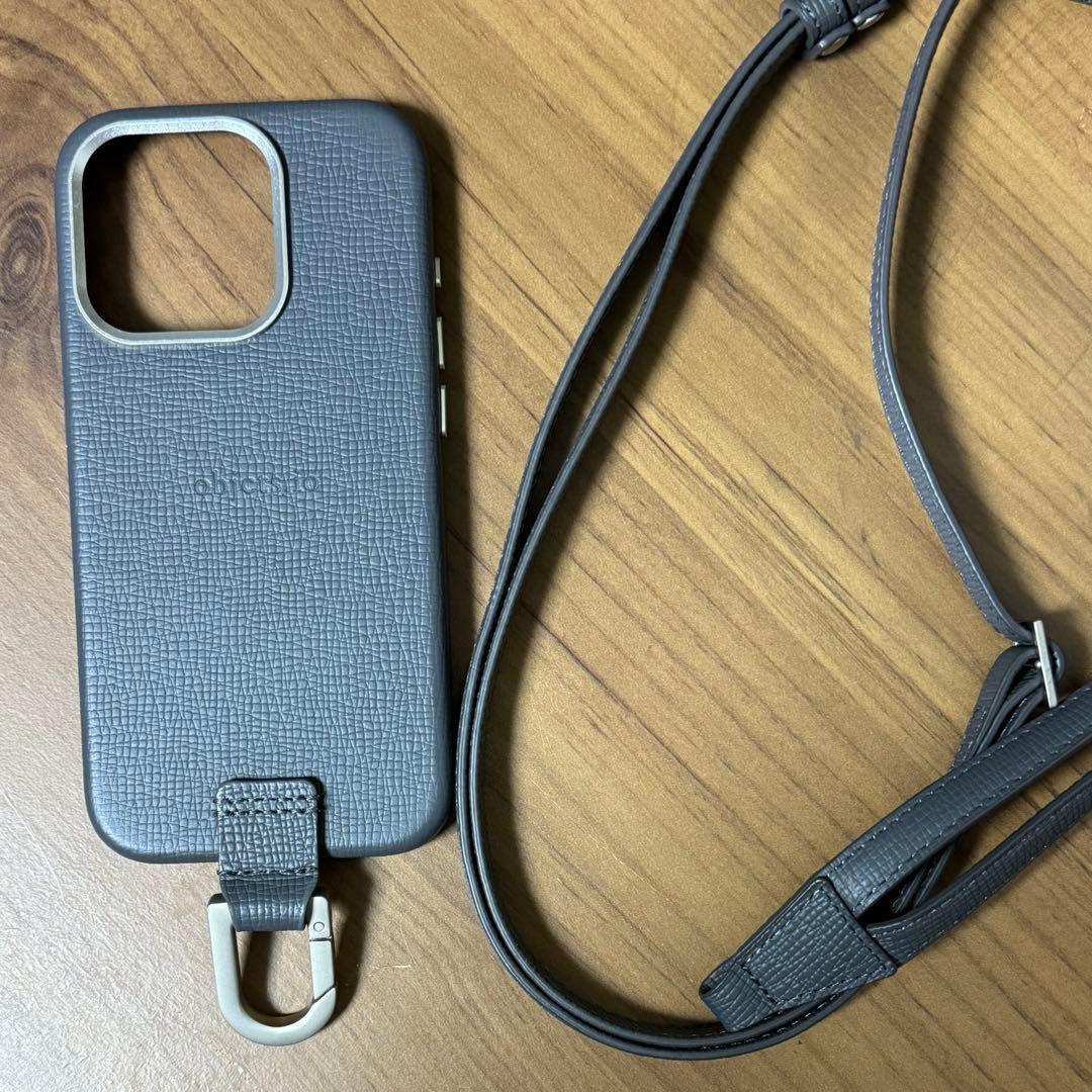 objcts.io iPhone15pro ケース+ストラップ
