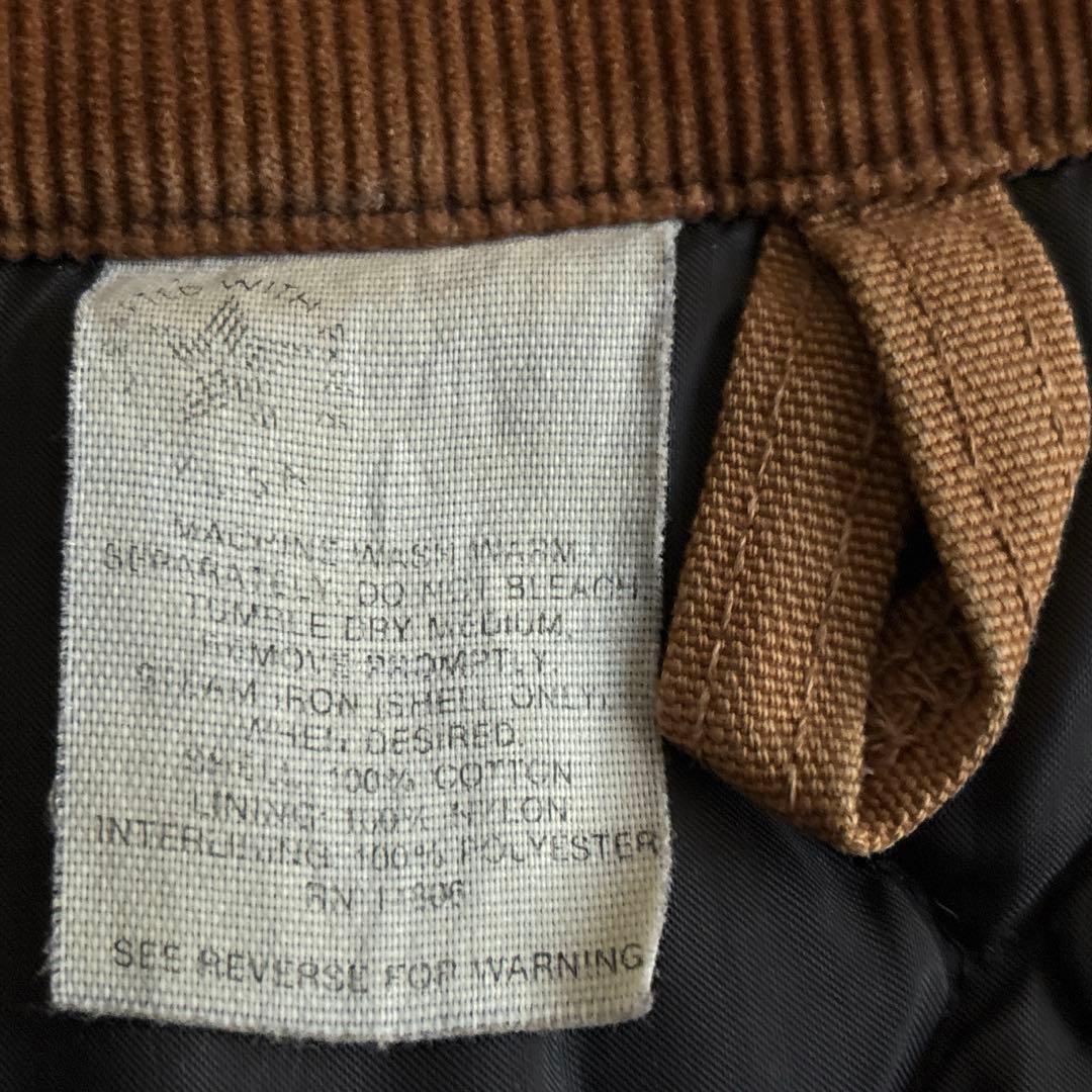 90's■USA製■carhartt トラディショナルジャケット 短丈 フード付