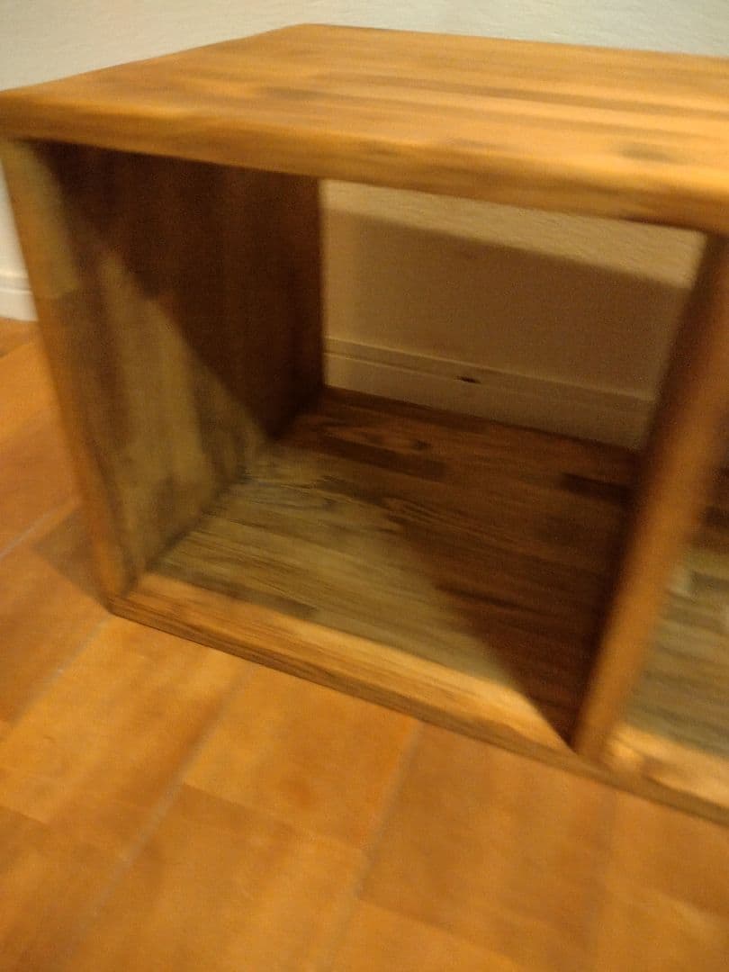 木製　ハンドメイド　オーダー　日の字型　テレビ台　水槽台　棚　シェルフ　本棚