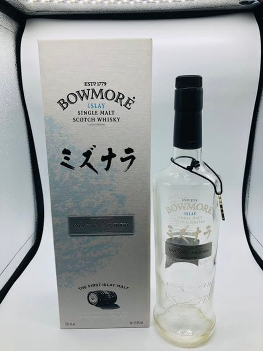 Bowmore MIZUNARA CASK FINISH限定2000本空瓶・空箱