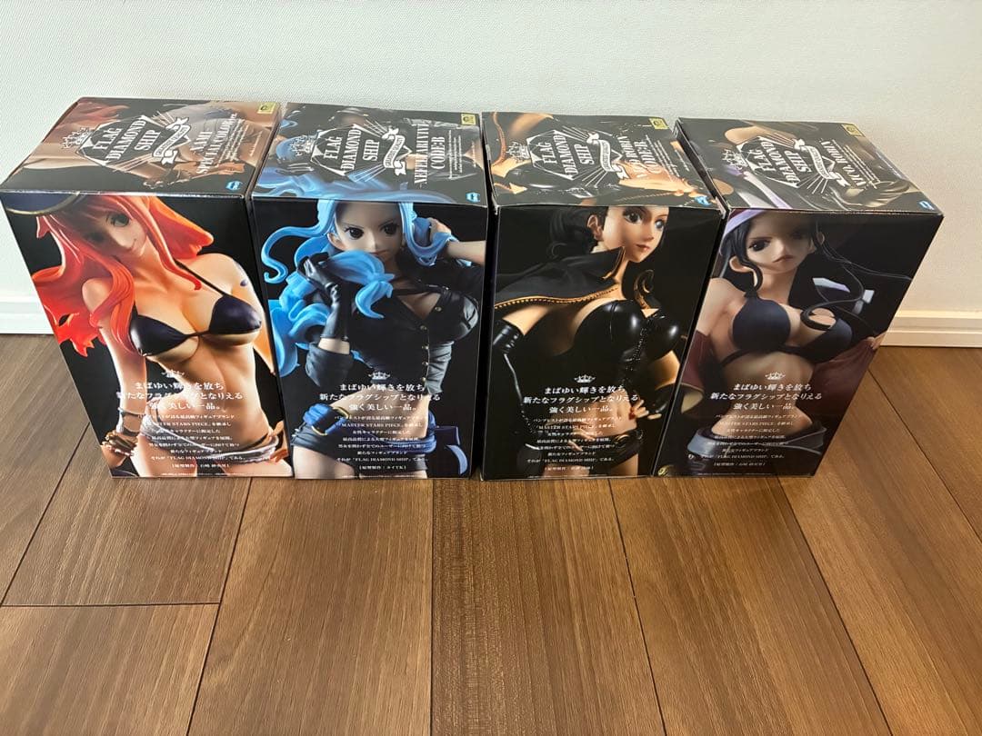 ONE PIECE フラッグダイヤモンドシップ 4体セット