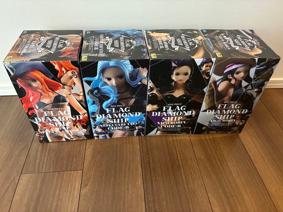 ONE PIECE フラッグダイヤモンドシップ 4体セット