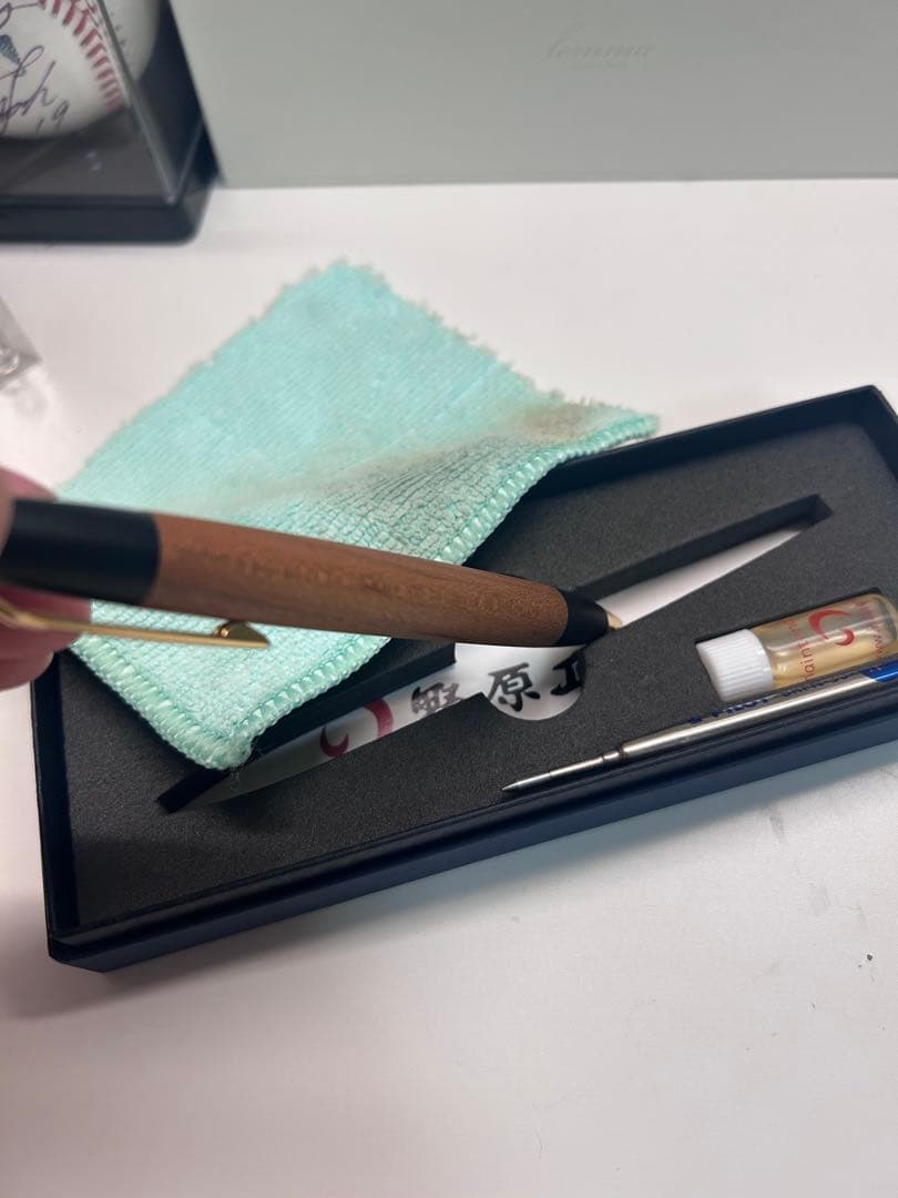 【最終値引き】新型　野原工芸　山桜　ボールペン 旧型似シャーペン機構付き