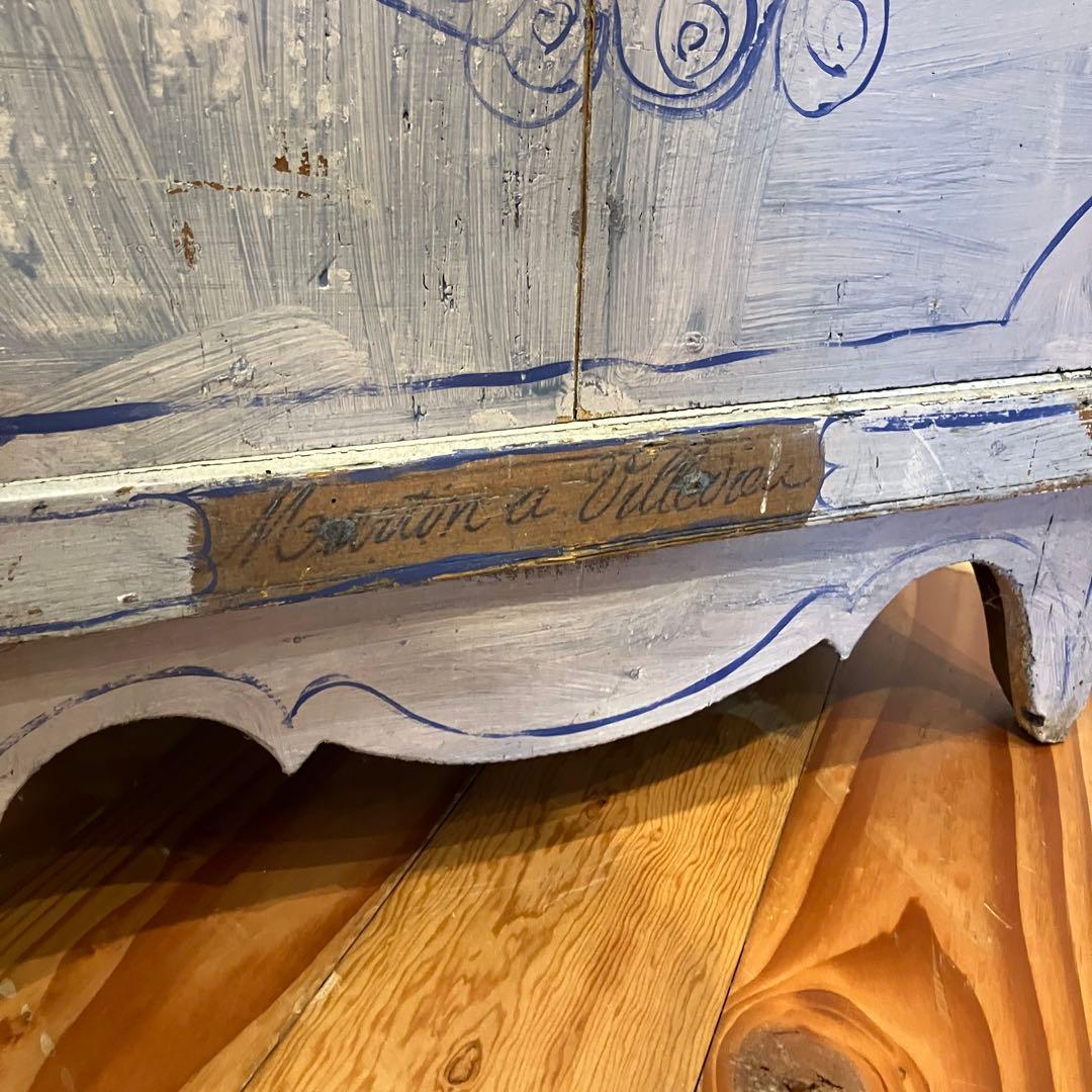 フランス　アンティークキャビネット　鳥小屋風