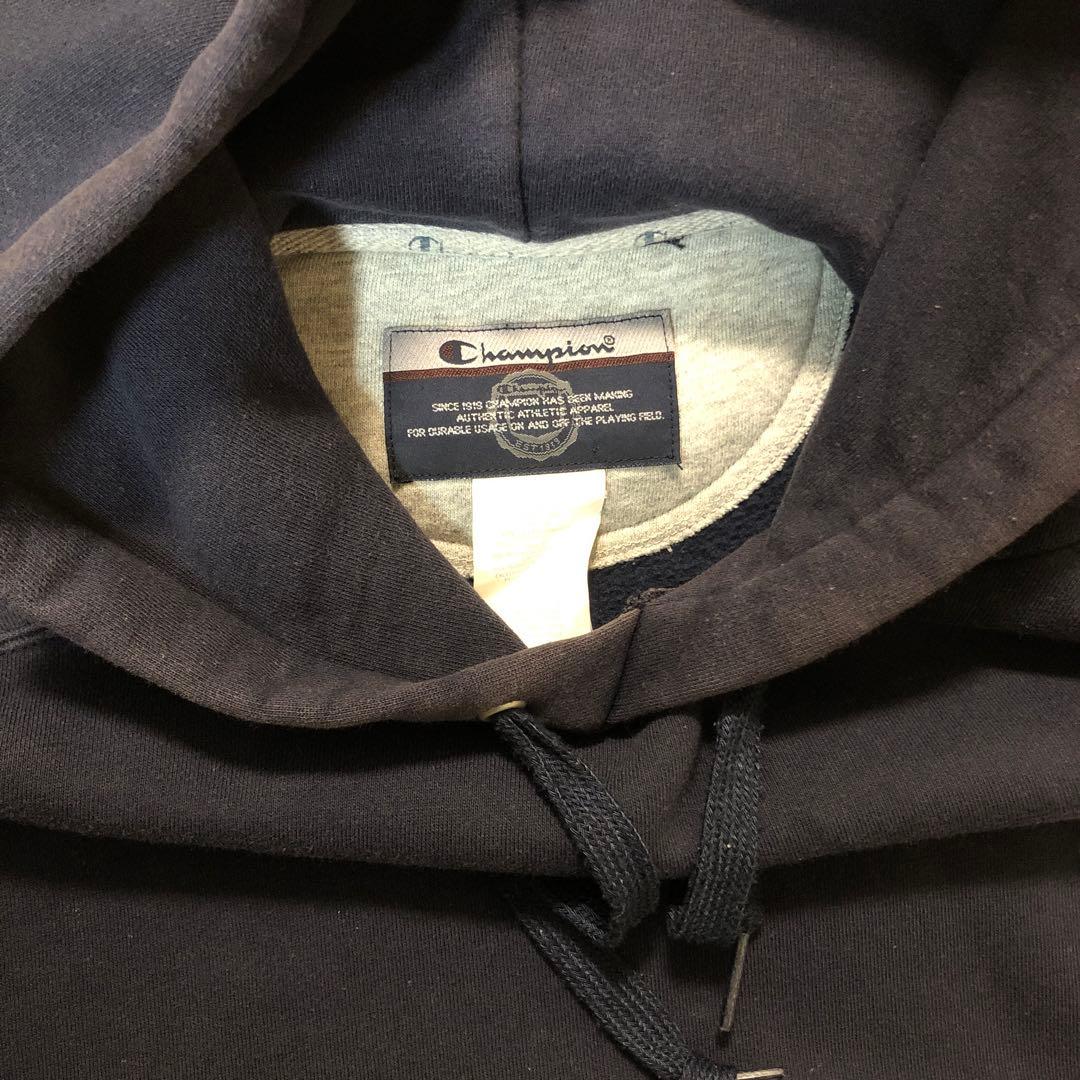 Champion ネイビー パーカー　スーパーフーディー