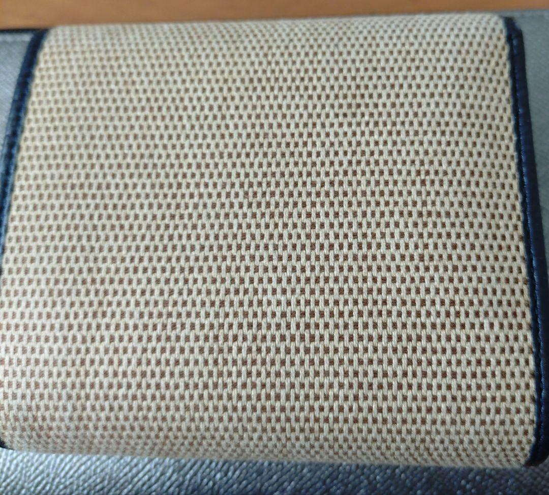 グッチ　コンパクトウォレット　折り財布　ホースビット ラフィア