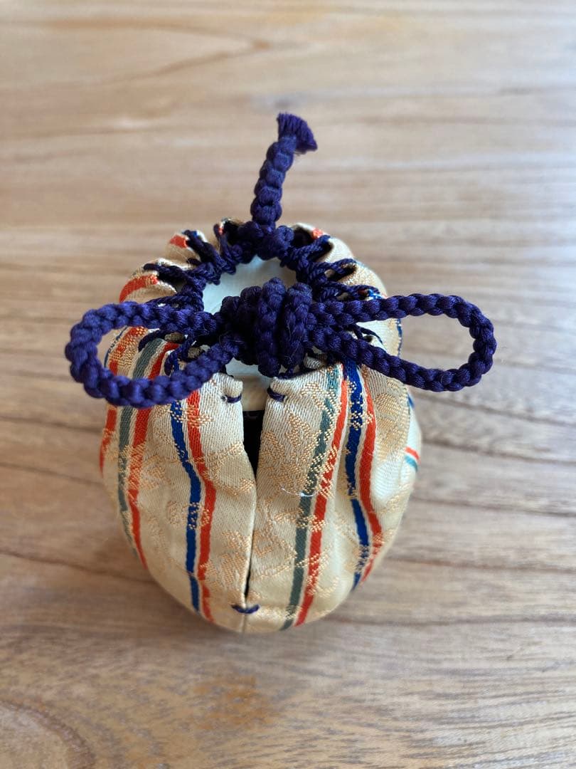 茶入　膳所焼　陽炎園　侘助写　仕覆　共箱　茶道具