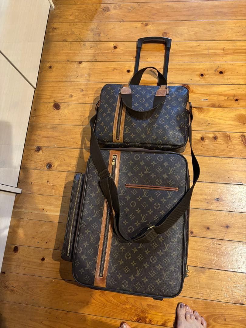 【希少2点セット】ルイ・ヴィトン モノグラム ペガス55 LV 正規品