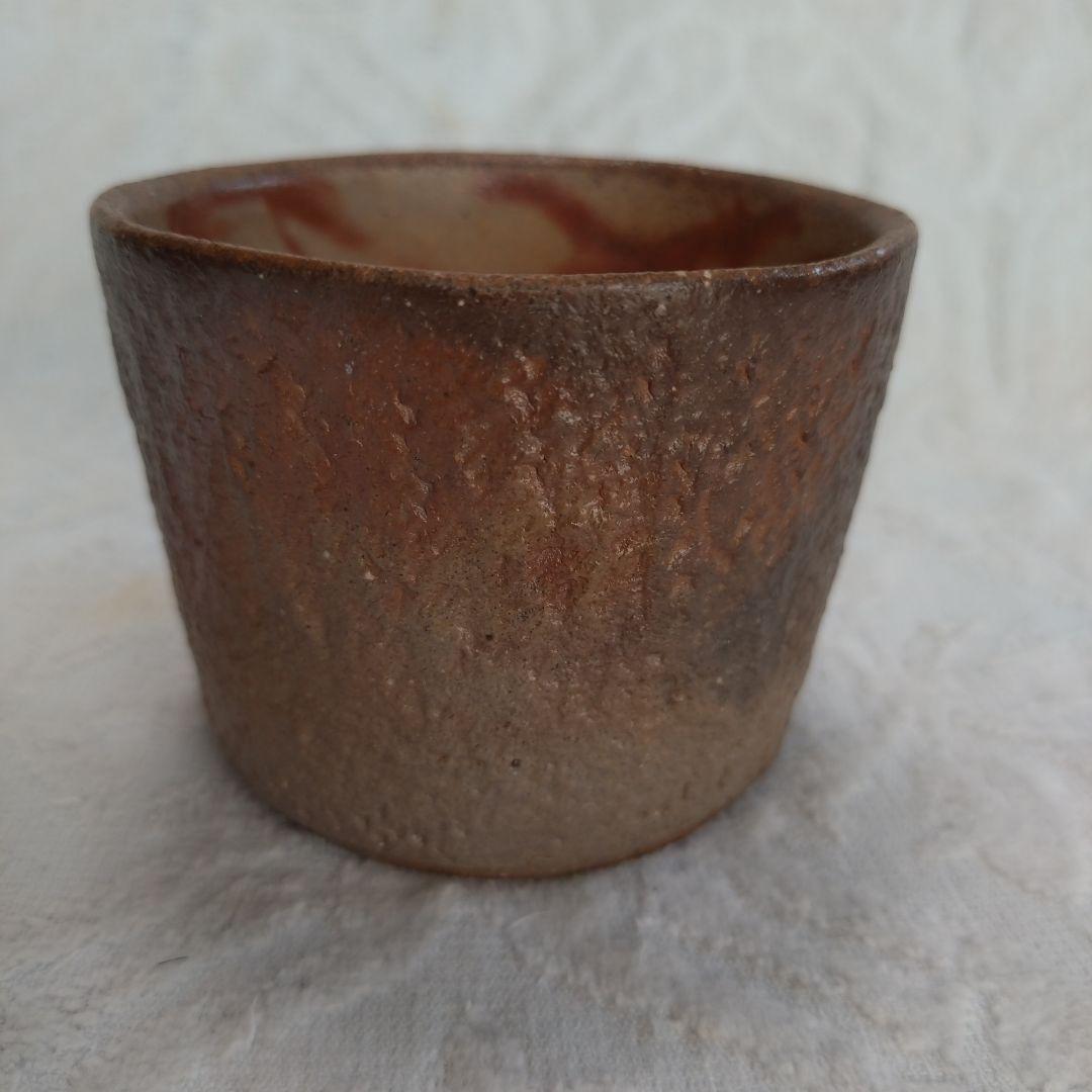 備前焼　平川正二作　酒器(フリーカップ) 2個