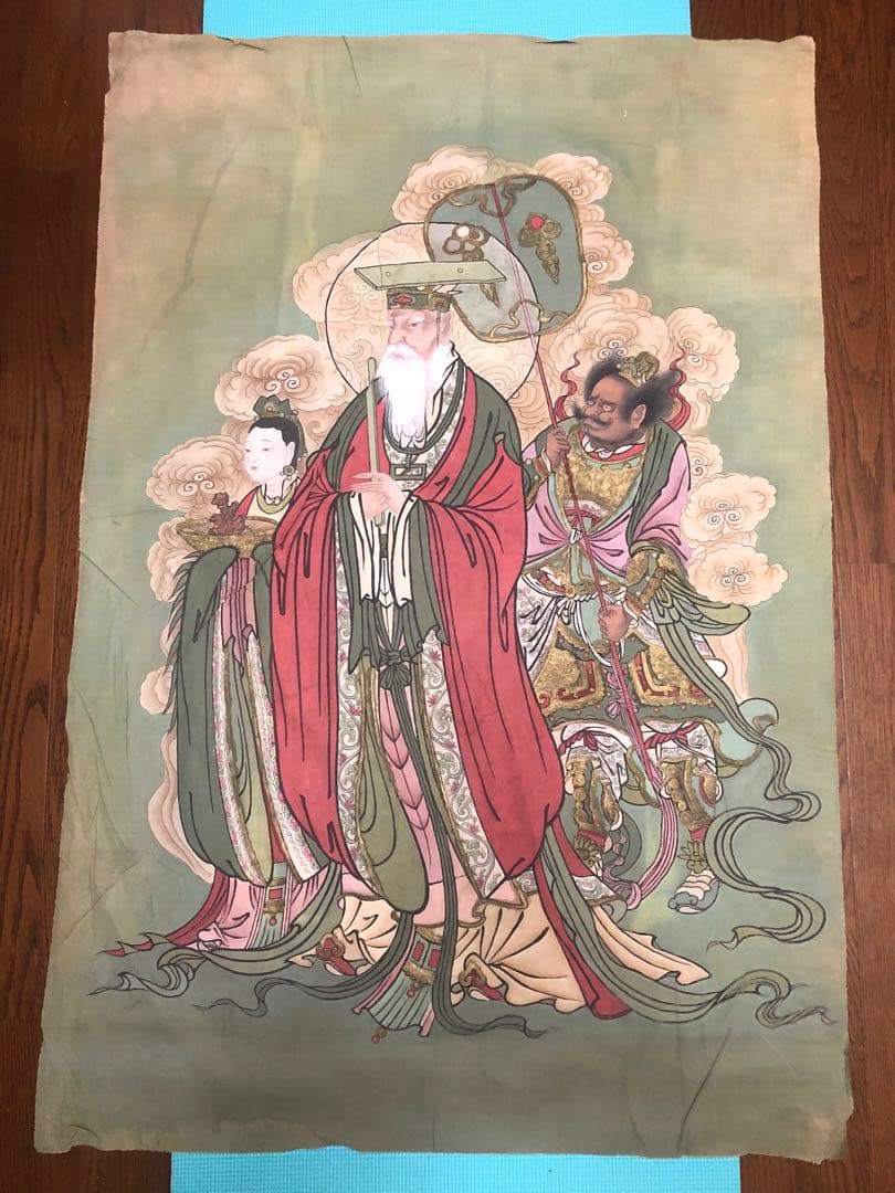 重要文化財、毗盧寺の壁画1:1再現した肉筆模写