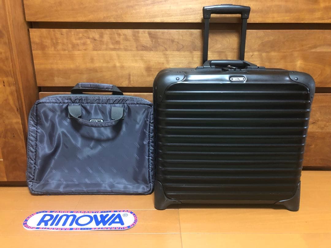 ☆美品☆激レア☆RIMOWA リモワ　ステルス　ビジネストロリー2輪　28L