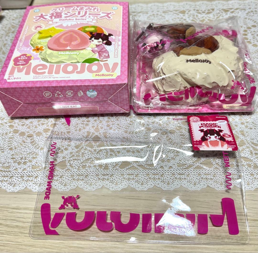 メロジョイ　大福シリーズ　シークレット　栗　スクイーズ　メロイヤちゃん