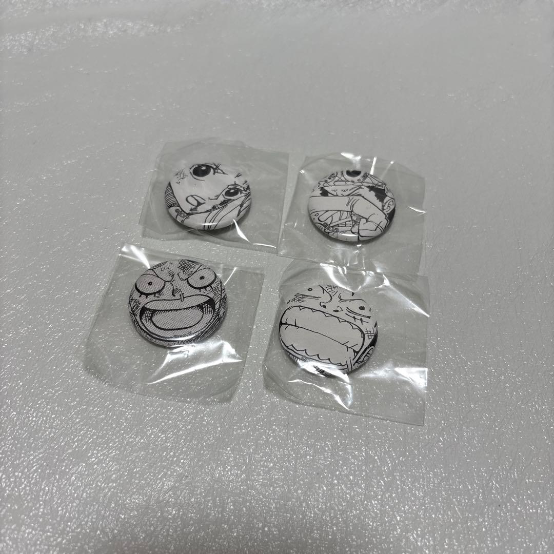 ミートザワンピース　オールフェイス　缶バッチ　ルフィ　ワンピース