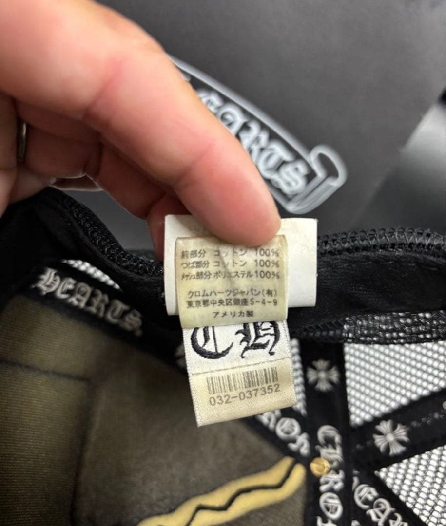 ＊大人気＊クロムハーツキャップ　国内正規品　定番モデル　ブラック