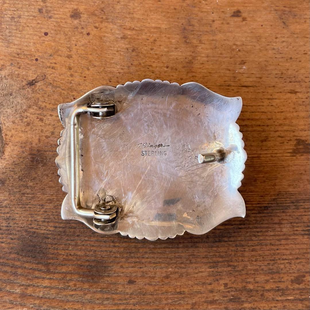 トーマスシンガー バックル ターコイズ インディアンジュエリー