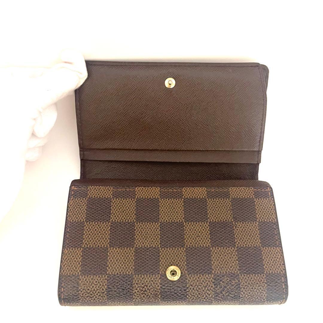 セール✨　ルイヴィトン 財布　折財布　ダミエ　ポルトフォイユ　トレゾール　箱付き