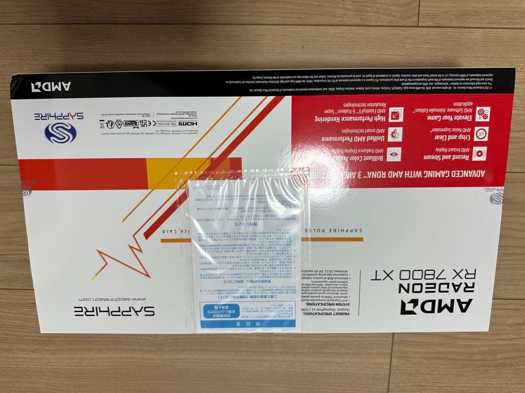 新品　SAPPHIRE PULSE RX 7800 XT グラフィックスカード