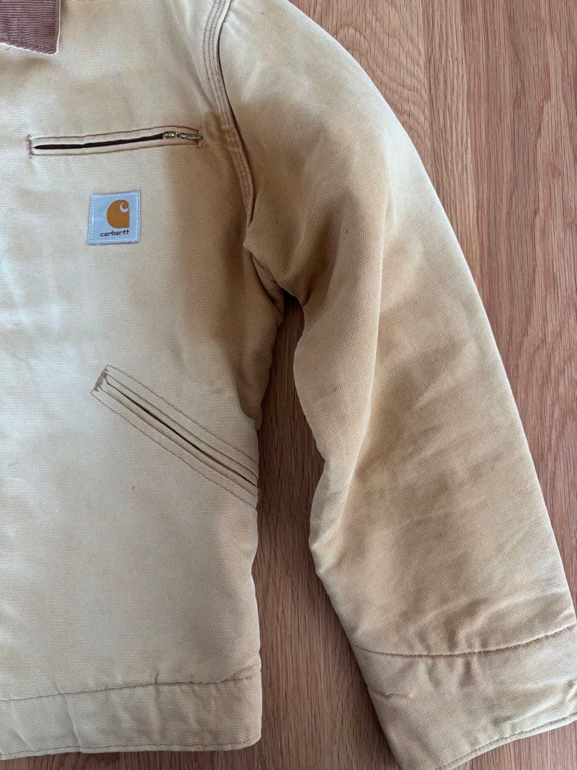 80s Carhartt デトロイトジャケット ベージュ