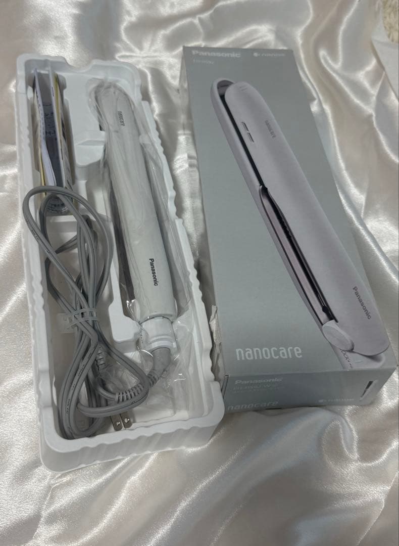 Panasonic ストレートアイロン ナノケア 白