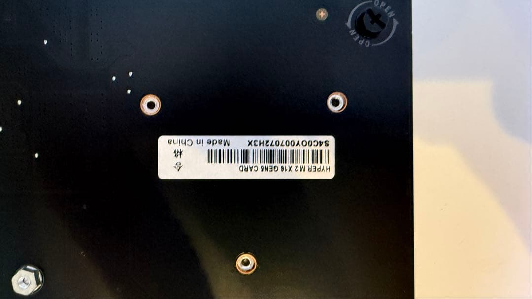 拡張カード ASUS HYPER M.2 X16 GEN5 CARD