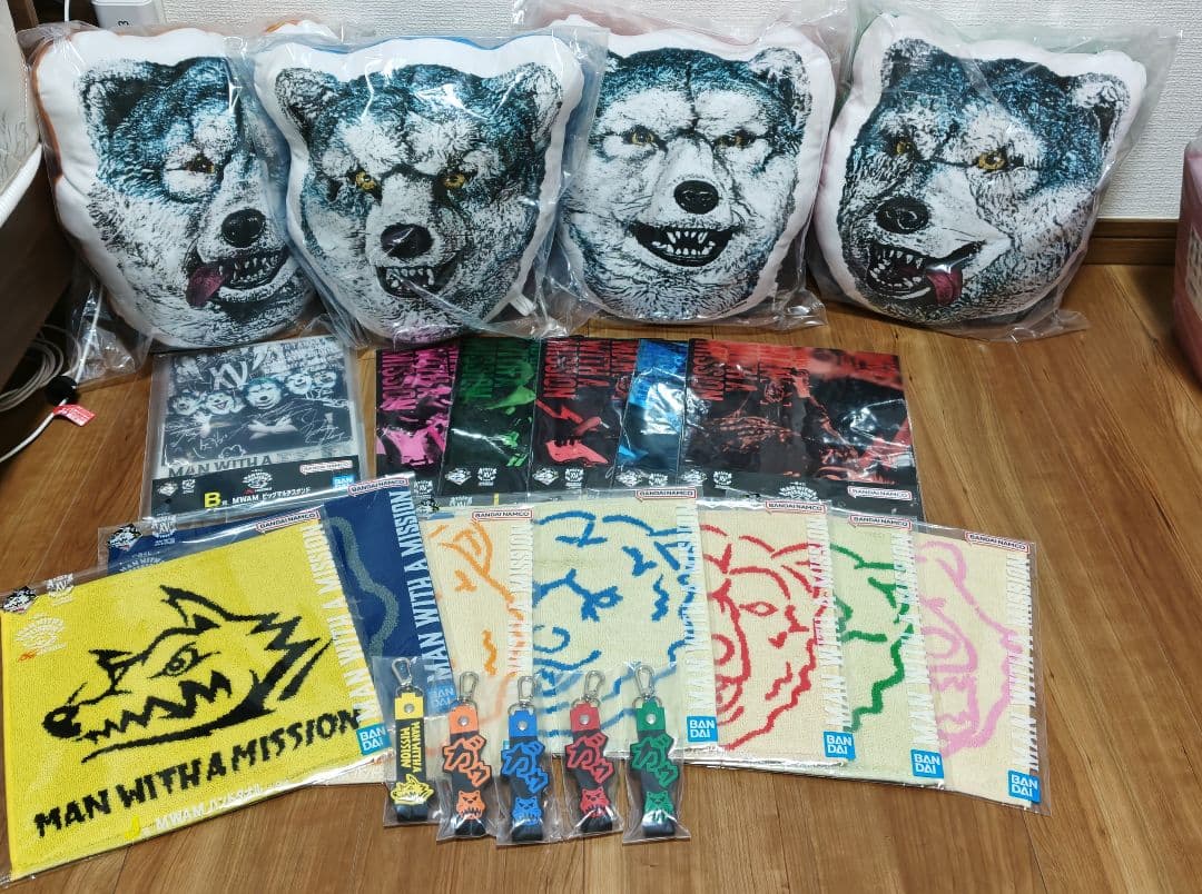 一番くじ マンウィズ フェイスクッション