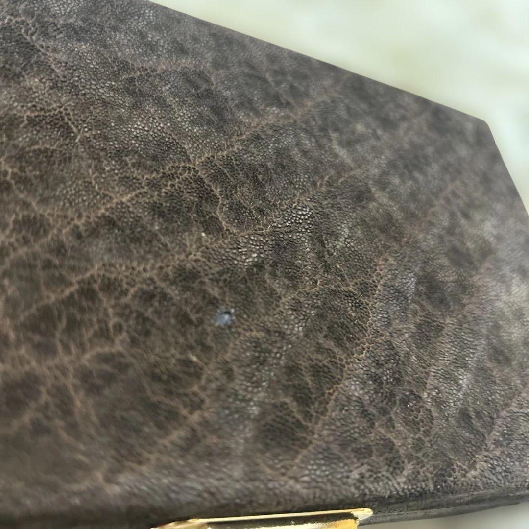 カンダミサコ MALT PENNE 万年筆ケース エレファントレザー ブラウン