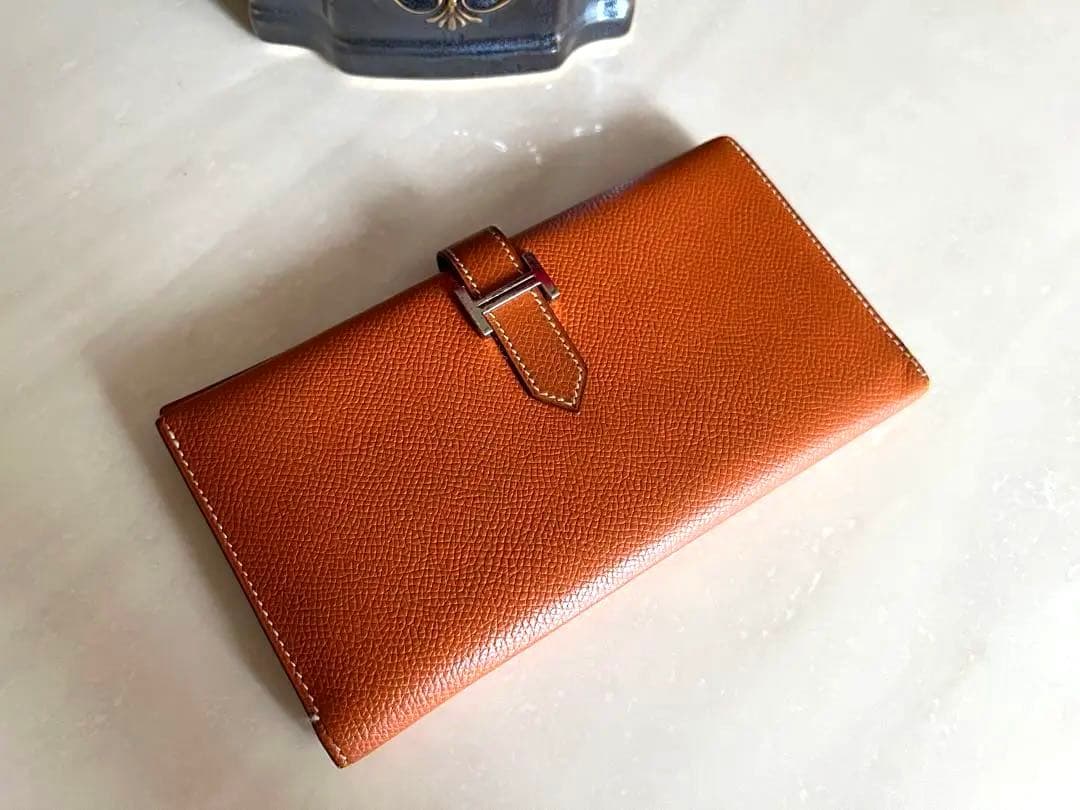 HERMES エルメス ベアン 二つ折り長財布