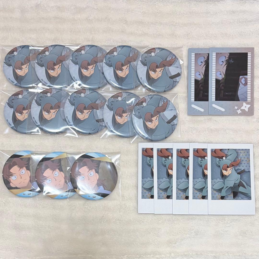 忍たま乱太郎 体験展 山田利吉 缶バッジ ポラショット