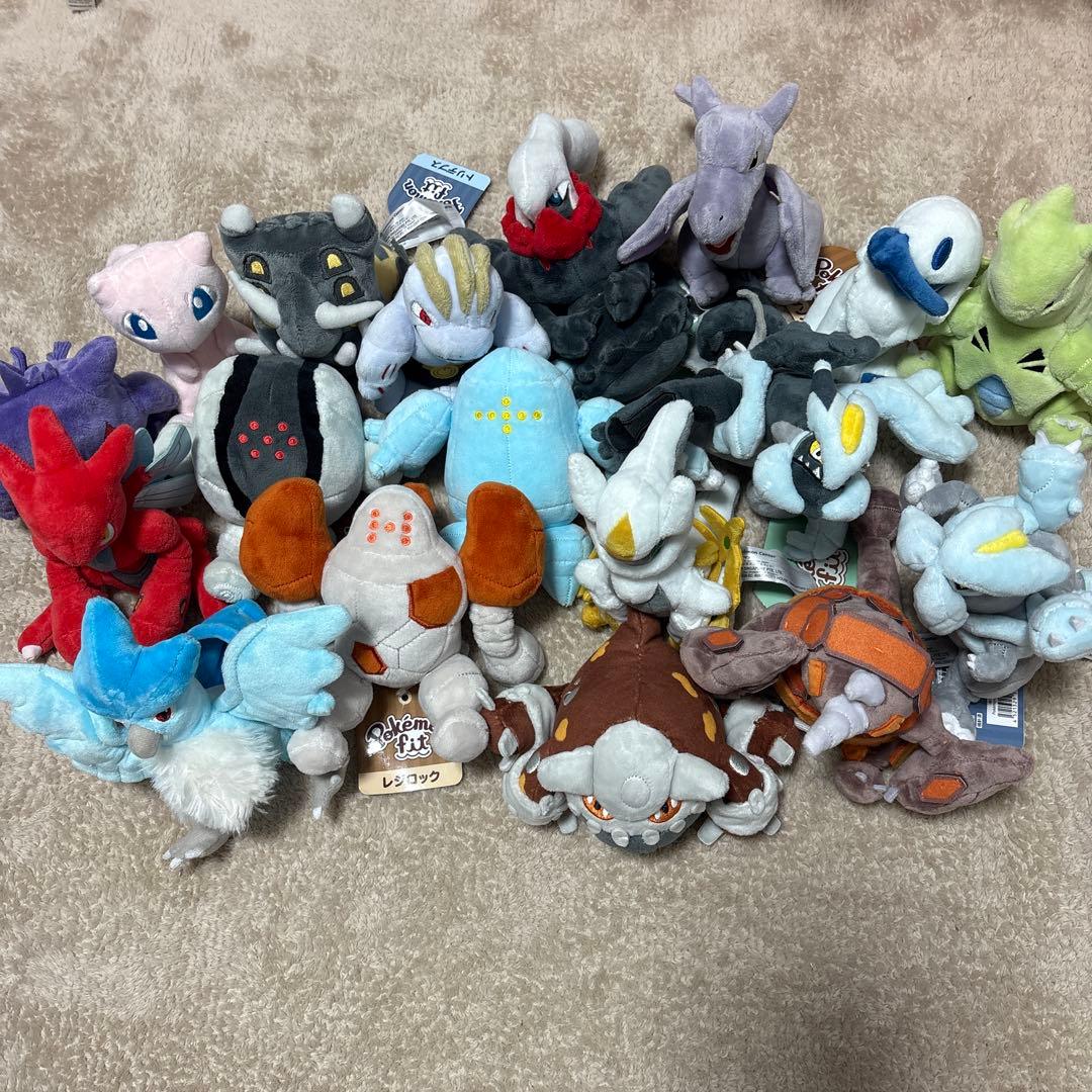 ポケモンフィットぬいぐるみ 18体セット　タグなしあり混在　まとめ売り