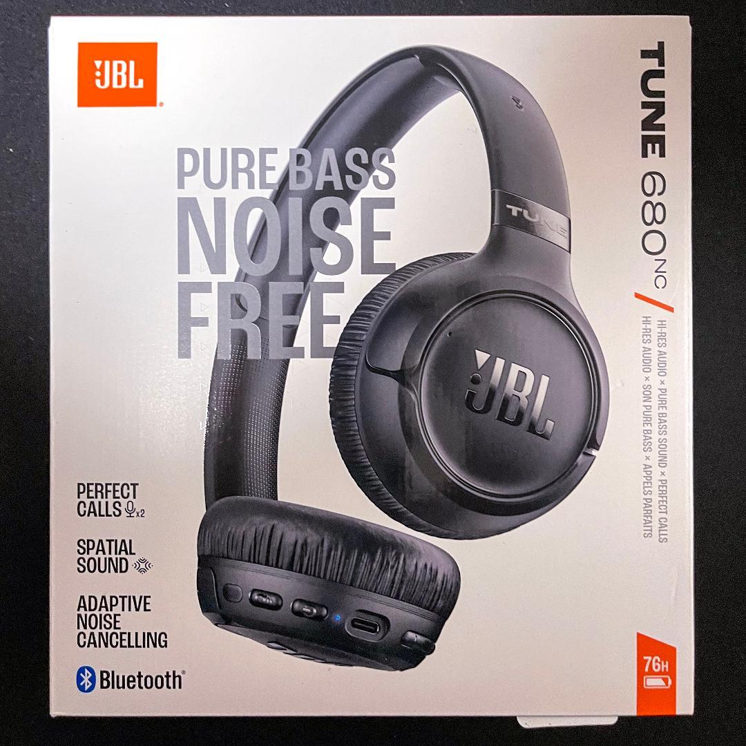 【新品】JBL TUNE 680NC ワイヤレスヘッドホン 黒 有線時ハイレゾ