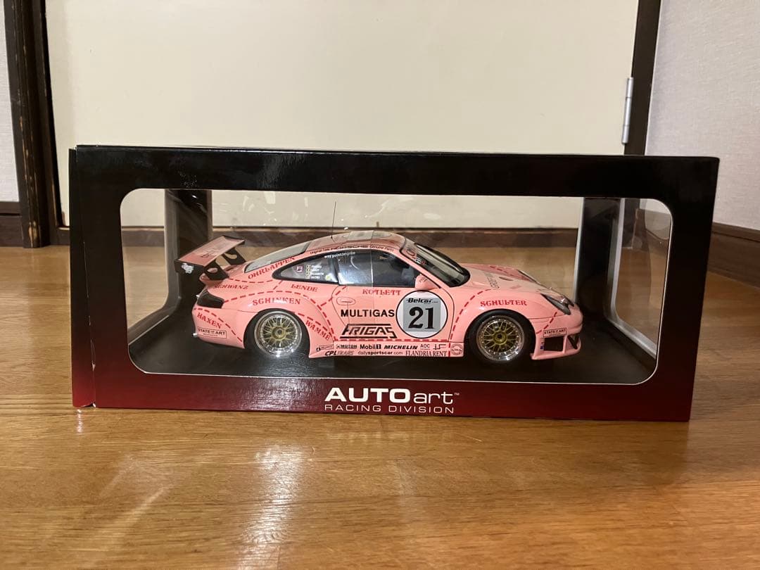 未開封 1/18 AUTOart ポルシェ GT3 RSR 2006 #21