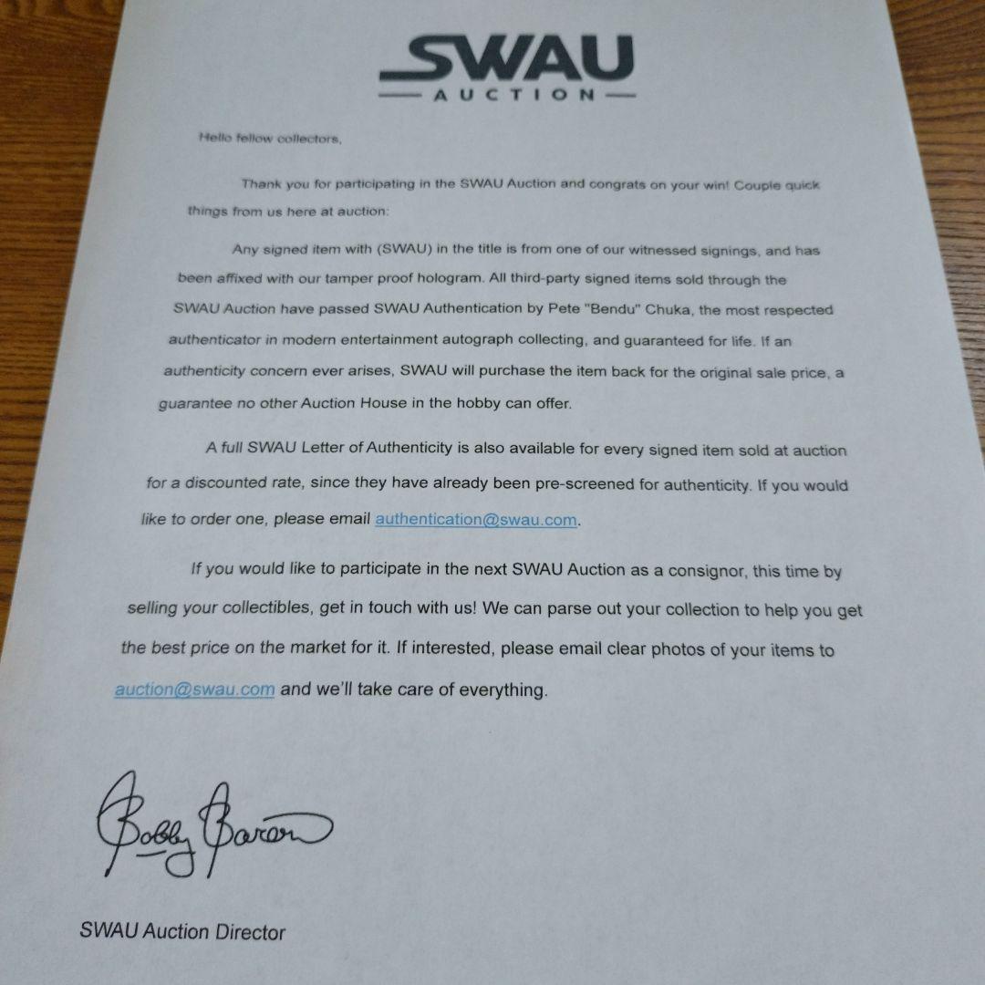 トム・クルーズ　直筆サイン　オートグラフ　8×10インチ SWAU