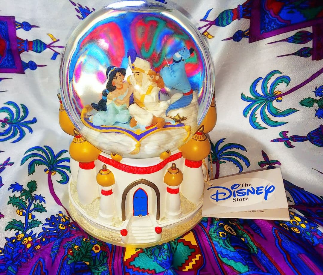 【アラジン】ディズニー スノーグローブ オルゴール レア