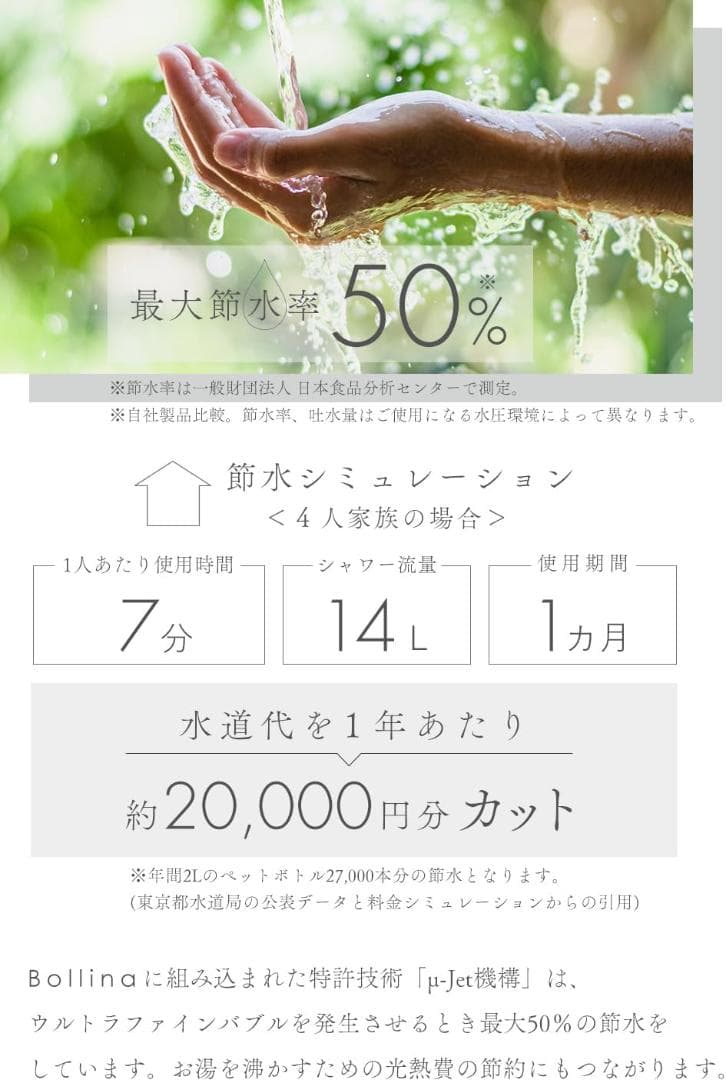 マイクロナノバブル シャワーヘッド 159B1285