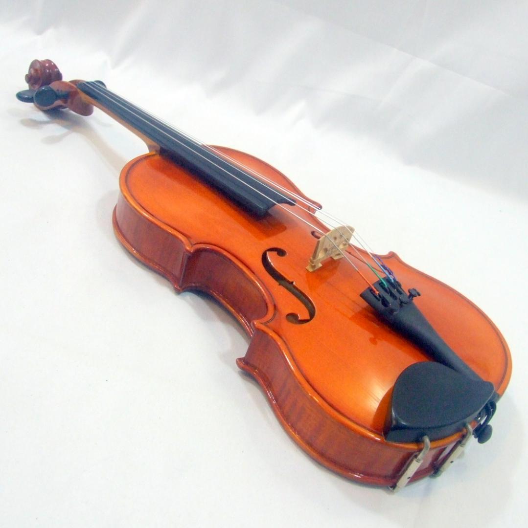 チェコ製 F.Schubel 1/4 バイオリン 弓 ケース 本体美品 メンテ済