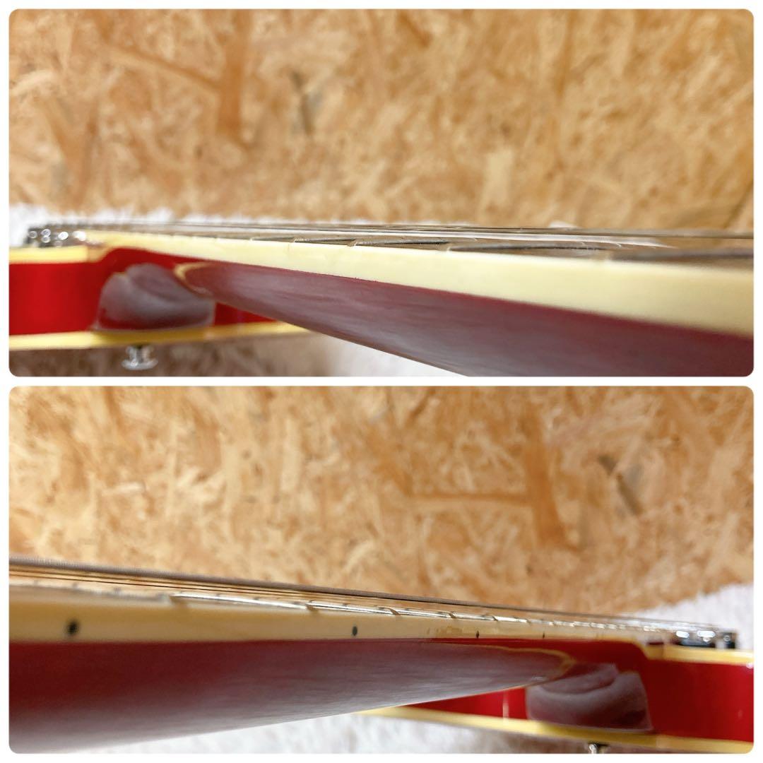 grote セミアコースティックギター　レッド