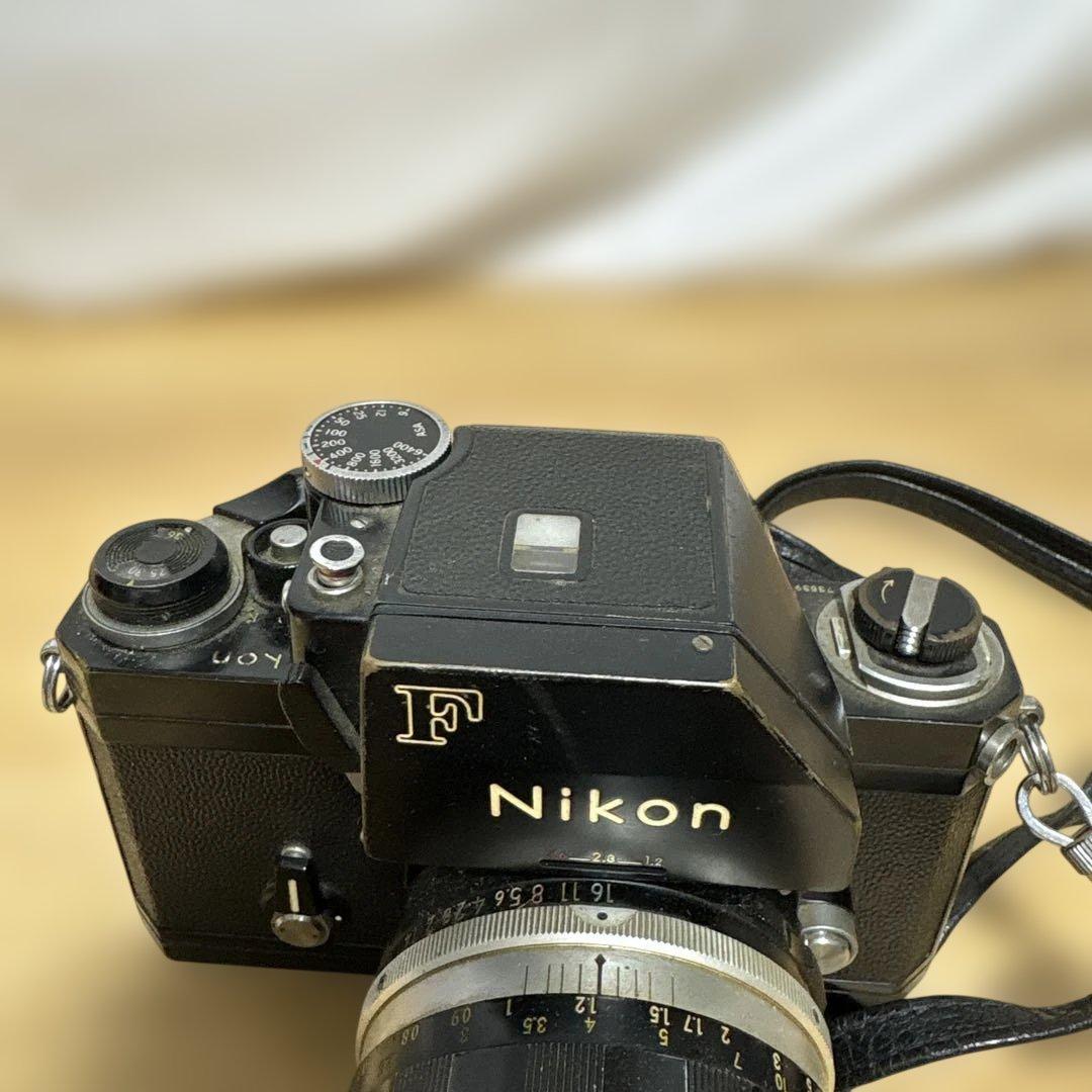 【現状品】Nikon F フィルムカメラ ＋ レンズセット