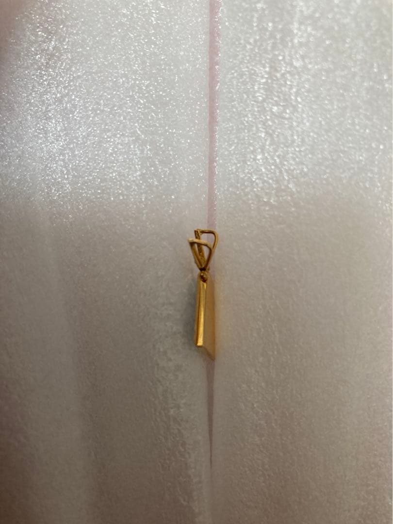 ペンダントトップ　k18 金　オニキス