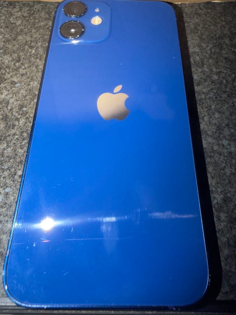 不具合あり Apple iPhone 12 mini 128GB ブルー 本体